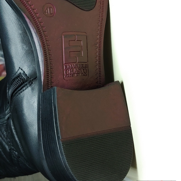 SALE! NWOB Emanuel Crasto Italian leather boots - Picture 6 of 7